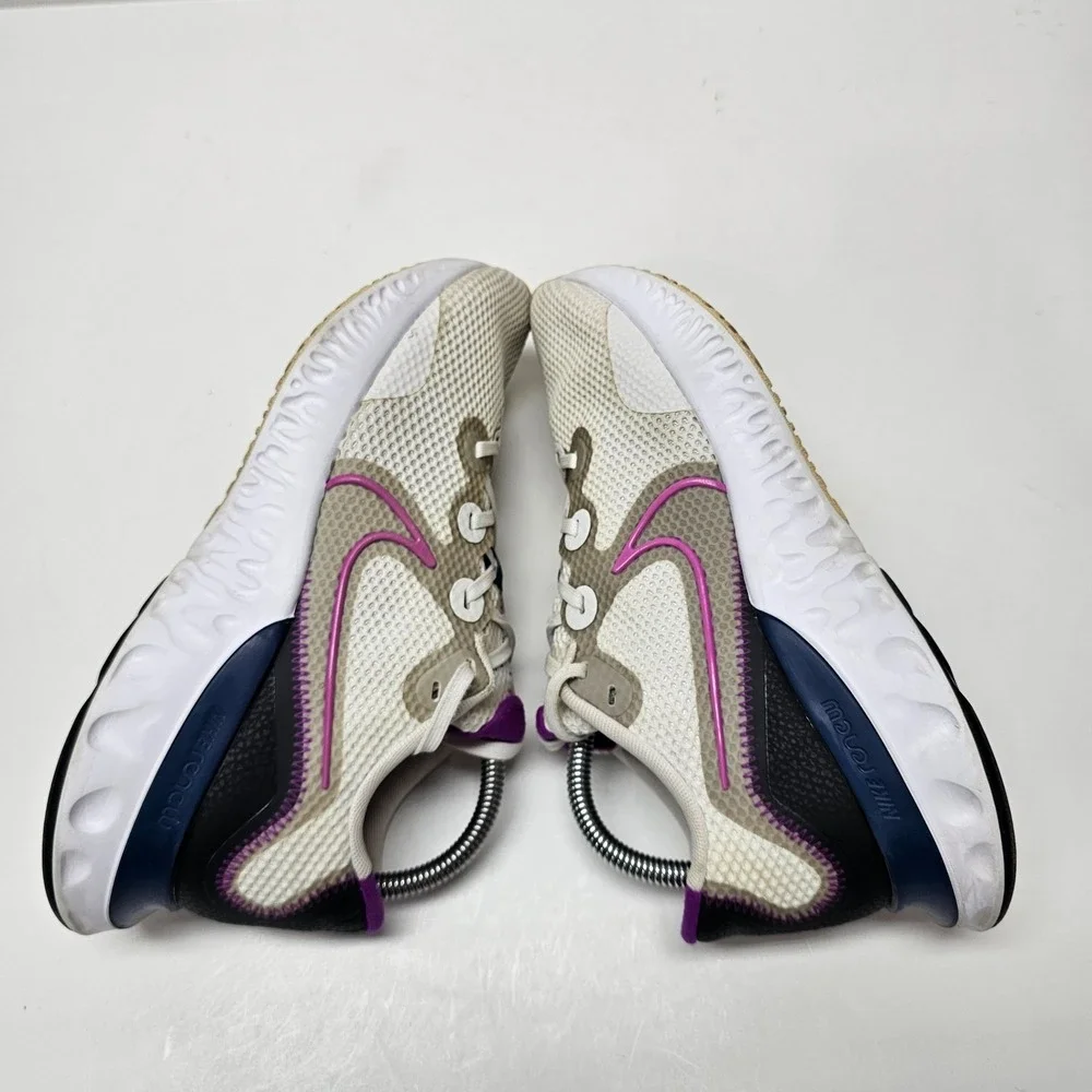 Nike‎ Womens Renew Run CK6360-002 White Running Shoes Sneakers Size 10